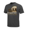 MLB Majestic San Francisco Giants Submariner Heathered T-Shirt - Charcoal