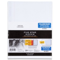 Five Star Reinforced Filler Paper, College Rule, 100 ct (17102) Five Star Reinforced Filler Paper, College Rule, 100 ct (17102)