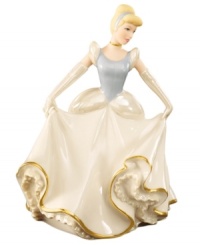 Dream come true. Lenox makes Cinderella's enchanted evening last forever with this porcelain figurine depicting the beautiful Disney princess. Dream come true. Lenox makes Cinderella's enchanted evening last forever with this porcelain figurine depicting the beautiful Disney princess.