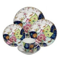 TOBACCO LEAF 5 PC PLACE SETTING TOBACCO LEAF 5 PC PLACE SETTING