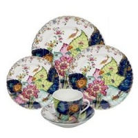 TOBACCO LEAF 5 PC PLACE SETTING