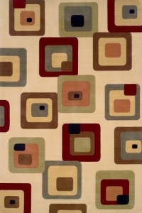 Area Rug 9x13 Rectangle Contemporary Ivory Color - Momeni Elements Rug from RugPal Area Rug 9x13 Rectangle Contemporary Ivory Color - Momeni Elements Rug from RugPal
