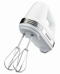 Take this Cuisinart hand mixer for a spin and get creative in the kitchen. From airy meringues to silky smooth batters, you'll have five speeds of mixing power at your fingertips, and a whole new world of culinary opportunity in the palm of your hands. Three-year limited warranty. Model HM-50. Take this Cuisinart hand mixer for a spin and get creative in the kitchen. From airy meringues to silky smooth batters, you'll have five speeds of mixing power at your fingertips, and a whole new world of culinary opportunity in the palm of your hands. Three-year limited warranty. Model HM-50.