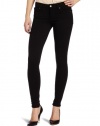 7 For All Mankind Women's Double Knit Skinny Pant in Black