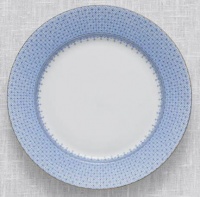 Mottahedeh Cornflower Lace Dessert Plate (Plain) 8.5 in Mottahedeh Cornflower Lace Dessert Plate (Plain) 8.5 in