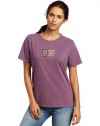 Life is Good Women's Crusher Tee, Wags with you, Plum, Medium