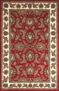 Dalyn Rugs Jewel JW10 Red Round Hand Tufted Rug, 8-Feet Dalyn Rugs Jewel JW10 Red Round Hand Tufted Rug, 8-Feet