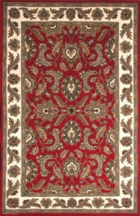 Dalyn Rugs Jewel JW10 Red Round Hand Tufted Rug, 8-Feet