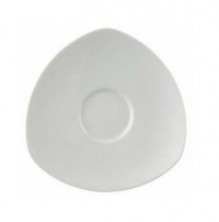 Thomas by Rosenthal Vario White Triangular Saucer Thomas by Rosenthal Vario White Triangular Saucer