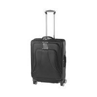 Travelpro Luggage WalkAbout LITE 4 25-Inch Expandable Spinner Upright with Suiter, Black, One Size Travelpro Luggage WalkAbout LITE 4 25-Inch Expandable Spinner Upright with Suiter, Black, One Size