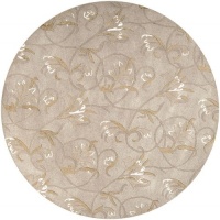 Area Rug 7x7 Round Transitional Beige Color - Surya Goa Rug from RugPal Area Rug 7x7 Round Transitional Beige Color - Surya Goa Rug from RugPal