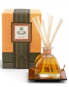 The uplifting signature scent is a complex and subtle blend that permeates the air with addictive waves of clove, the zest of bitter orange and just a touch of cypress. Presented in Italian crystal perfume bottle and glass stopper 7.4 fl. oz. 20 eight-inch reeds Tray not included