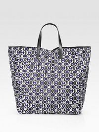 Bring Your Own Bag silhouette is printed on this versatile nylon shopper.Double top handleNylon14W x 15H x 8DMade in Italy