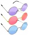 John Lennon Colored Sunglasses 1 Pair (colors vary)