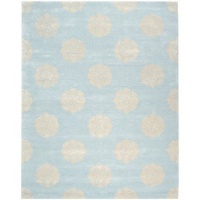 Safavieh Soho Collection SOH724A Handmade Light Blue New Zealand Wool Area Rug, 2-Feet by 3-Feet Safavieh Soho Collection SOH724A Handmade Light Blue New Zealand Wool Area Rug, 2-Feet by 3-Feet