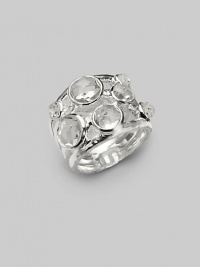 Aptly named, the Constellation ring shimmers with a starry cluster of faceted clear quartz stones in a bold setting of sterling silver. Clear quartz Sterling silver Width, about ¾ Imported Aptly named, the Constellation ring shimmers with a starry cluster of faceted clear quartz stones in a bold setting of sterling silver. Clear quartz Sterling silver Width, about ¾ Imported