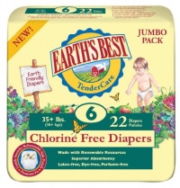 Earth's Best Diapers Jumbo Pack Size 6 22ct. Earth's Best Diapers Jumbo Pack Size 6 22ct.