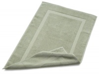Pinzon Luxury Banded Bath Mat, Sage Pinzon Luxury Banded Bath Mat, Sage