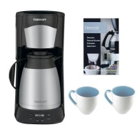 Cuisinart DTC-975BKN DTC975BKN 12 Cup Programable Thermal Coffeemaker(Black) with Cuisinart Grind Central Coffee Grinder and Two Handy Glass Coffee Mug Cuisinart DTC-975BKN DTC975BKN 12 Cup Programable Thermal Coffeemaker(Black) with Cuisinart Grind Central Coffee Grinder and Two Handy Glass Coffee Mug