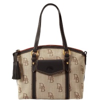 Dooney & Bourke Signature Jacquard Front Pocket Satchel, Black Dooney & Bourke Signature Jacquard Front Pocket Satchel, Black