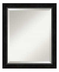 Defy decorating trends with the Madison wall mirror. Deep bevels separate reflection from the satin black frame, altogether a clean, timeless look that's well-tailored for the home office, master bedroom or living room wall. Defy decorating trends with the Madison wall mirror. Deep bevels separate reflection from the satin black frame, altogether a clean, timeless look that's well-tailored for the home office, master bedroom or living room wall.