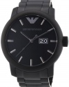 Emporio Armani Men's AR0346 Classic Matte Black Stainless Steel Watch