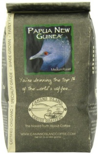 Organic Camano Island Coffee Roasters Papua New Guinea, Medium Roast, Whole Bean, 16 Ounce Bag Organic Camano Island Coffee Roasters Papua New Guinea, Medium Roast, Whole Bean, 16 Ounce Bag