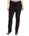 James Jeans Women's Plus-Size Hunter Z Straight Leg