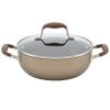 Anolon Advanced Bronze Hard Anodized Nonstick 3.5-Quart Covered Chef's Casserole