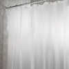 InterDesign Peva Mold and Mildew-Free Shower Curtain Liner, 72 by 72-Inch, Frost