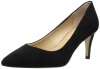 Diane von Furstenberg Women's Anette 70 New Dress Pump,Black Suede,8 M US