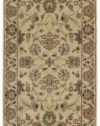 Nourison Zanibar  Kashan Beige 2.0-Feet by 2.9-Feet Polyacrylic Area Rug