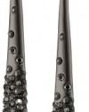 Kenneth Cole New York Pave Item Boost Hematite Pave Stick Linear Drop Earrings