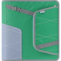 Mead Zipper Binder with Pocket, 2 Inches, Green (72849) Mead Zipper Binder with Pocket, 2 Inches, Green (72849)