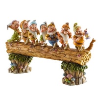 Disney Traditions by Jim Shore 4005434 Seven Dwarfs Walking Over Fallen Log Figurine 8-1/4-Inch Disney Traditions by Jim Shore 4005434 Seven Dwarfs Walking Over Fallen Log Figurine 8-1/4-Inch