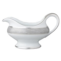 Sauvage dinnerware by Bernadaud successfully blends three surprisingly sensual touches - pearl-grey lizard skin, silver filament and interlocking Cordovan honeycombs -- into one truly memorable collection for your table. Exceptional elegance with a touch of the exotic. Sauvage dinnerware by Bernadaud successfully blends three surprisingly sensual touches - pearl-grey lizard skin, silver filament and interlocking Cordovan honeycombs -- into one truly memorable collection for your table. Exceptional elegance with a touch of the exotic.