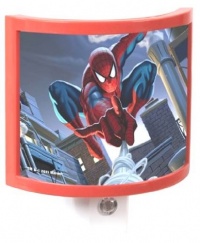 Amertac M9103 Marvel Spider-Man LED Night Light, Red Amertac M9103 Marvel Spider-Man LED Night Light, Red