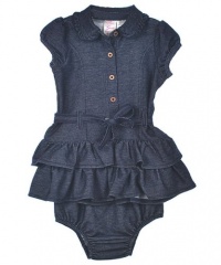 Guess G Swirl Dress with Diaper Cover (Sizes 6M - 9M) - indigo, 12 months Guess G Swirl Dress with Diaper Cover (Sizes 6M - 9M) - indigo, 12 months
