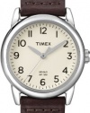 Timex Women?s T2N902 Weekender Brown Leather Strap Watch