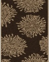 Surya BSL-7144 Basilica Contemporary Area Rug, 5-Feet 2-Inch by 7-Feet 6-Inch, Espresso