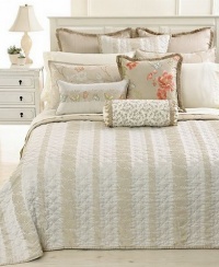 Martha Stewart Mariposa Full/Queen Quilted Coverlet Mariposa Meadow Martha Stewart Mariposa Full/Queen Quilted Coverlet Mariposa Meadow