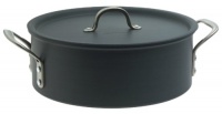 Calphalon Commercial Hard-Anodized 8-1/2-Quart Saucier with Lid Calphalon Commercial Hard-Anodized 8-1/2-Quart Saucier with Lid