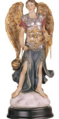 5 Inch Archangel Saeltiel Holy Figurine Religious Decoration Statue 5 Inch Archangel Saeltiel Holy Figurine Religious Decoration Statue