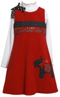 Red Sequin Bow Scottie Puppy Dog Corduroy Jumper Dress RD3FV,Bonnie Jean Little Girls Jumper Dress Red Sequin Bow Scottie Puppy Dog Corduroy Jumper Dress RD3FV,Bonnie Jean Little Girls Jumper Dress
