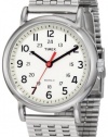 Timex Unisex T2N656 Weekender Cream Dial Stainless Steel Bracelet Watch