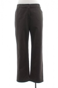 Eileen Fisher Musel Brown Sueded Stretch Twill Straight Jean 2X Eileen Fisher Musel Brown Sueded Stretch Twill Straight Jean 2X