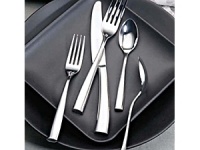 Silhouette Flatware by Couzon. The rich and lovely design of Couzon's Silhouette flatware captures the sophistication and grace that is the essence of French style. Highly polished. Extra heavy weight, full European size. Silhouette Flatware by Couzon. The rich and lovely design of Couzon's Silhouette flatware captures the sophistication and grace that is the essence of French style. Highly polished. Extra heavy weight, full European size.