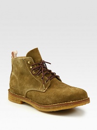 Step ahead of the rest with this rugged lace-up crafted in rich, slightly-distressed suede.Suede upperPadded insoleRubber soleImported Step ahead of the rest with this rugged lace-up crafted in rich, slightly-distressed suede.Suede upperPadded insoleRubber soleImported