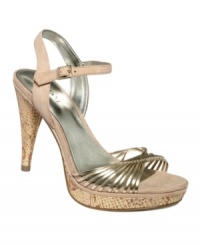 Put some dimension in your day. The straps of Alfani's Nele platform sandals contast nicely with the textured platform soles. Put some dimension in your day. The straps of Alfani's Nele platform sandals contast nicely with the textured platform soles.