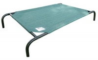 Coolaroo Large Steel-Framed Pet Bed, Brunswick Green Coolaroo Large Steel-Framed Pet Bed, Brunswick Green